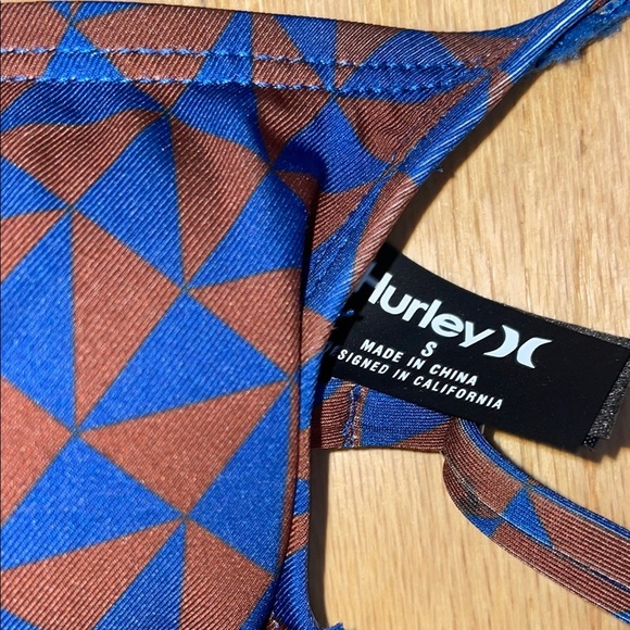 Hurley Blue and Orange Bikini with Adjustable Straps - Picture 7 of 7
